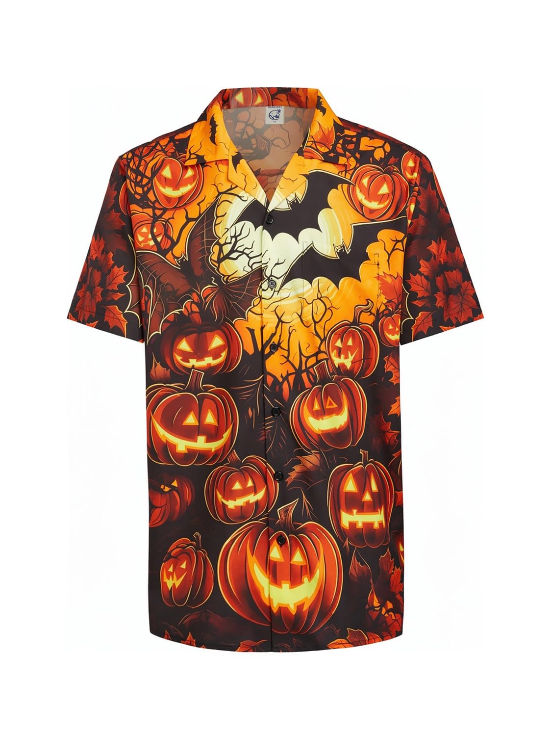 Hardaddy Men's Camp Collar Retro Vintage Bowling Button Down Shirt with Pocket Casual Short Sleeve Beach Shirts Summer