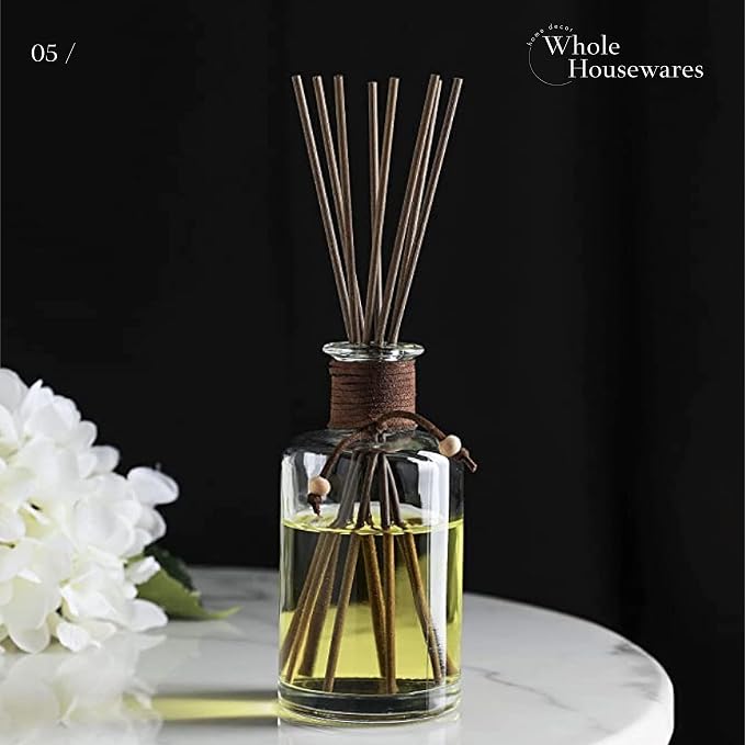 Set de 4 frascos difusores de aceite con varillas 7.5oz miniatura 2