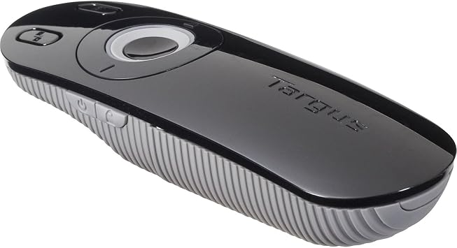 Targus Laser Presentation Remote with Key Lock Technology to Lock Non-Essential Buttons, Includes Mini USB Receiver, 50-Foot Range (AMP13US)