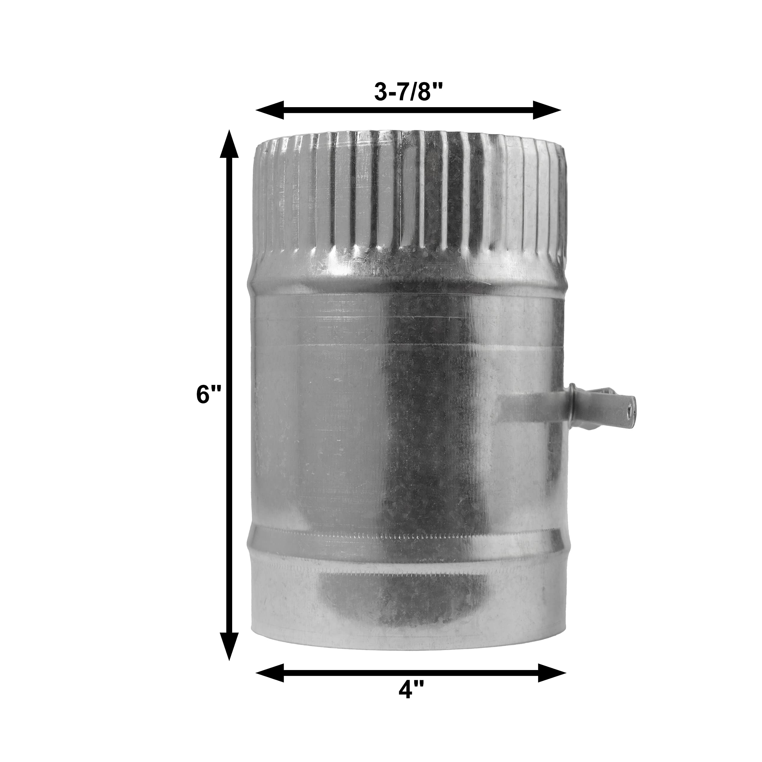 HVAC Duct Manual Volume Damper with Sleeve Galvanized Sheet Metal