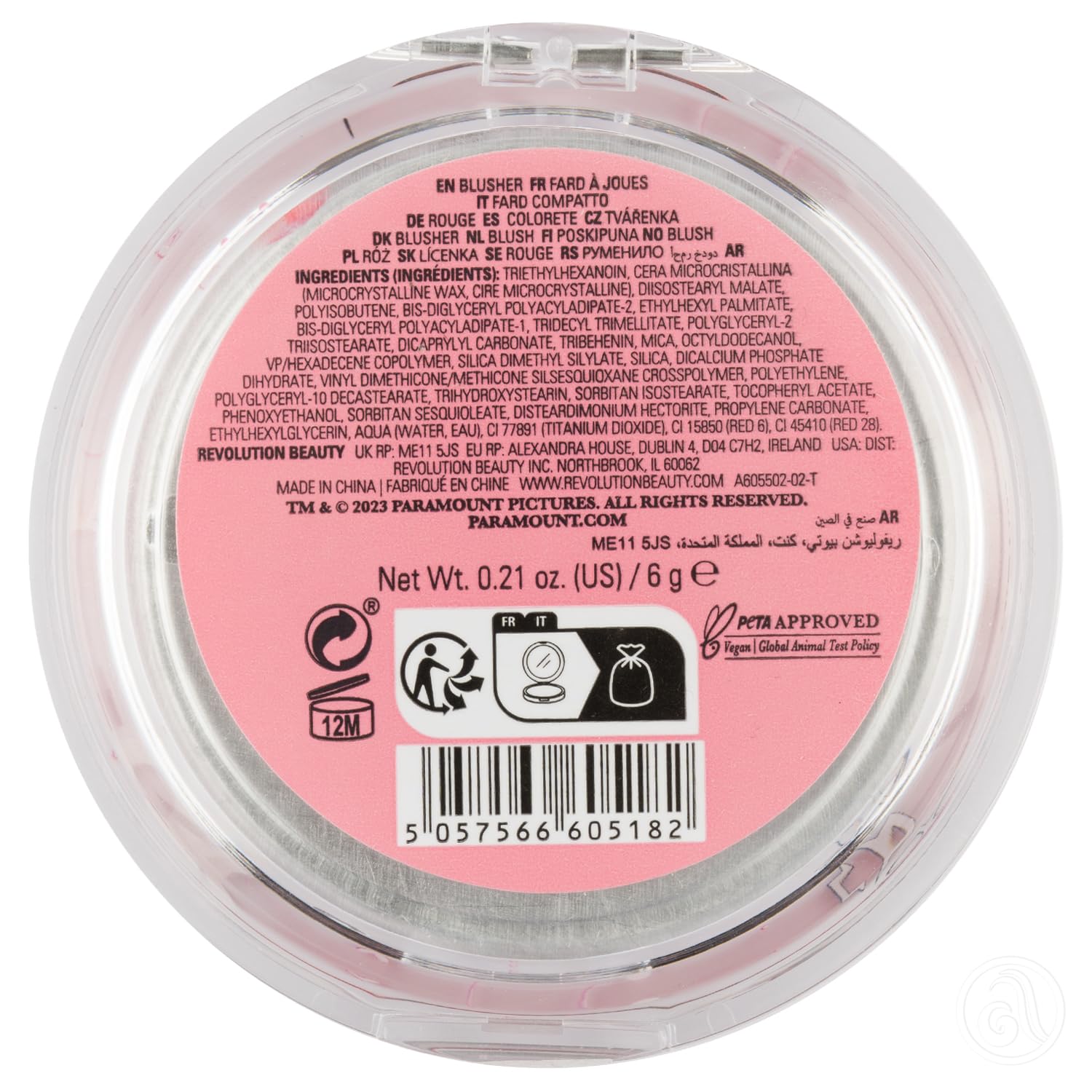 Makeup Revolution X Grease Sandy Melting Cream Blush (pack of 2)