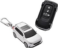 Vista 9 de para Funda de Llavero Honda - Estuche de llavero compatible con Honda Accord Civic CRV Pilot Odyssey Passport Llave Remota Inteligente - Negro