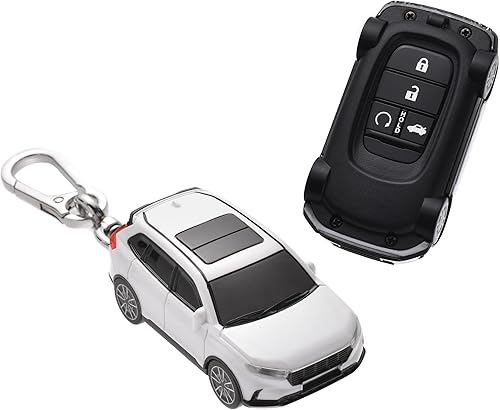 Miniatura 9 de para Funda de Llavero Honda - Estuche de llavero compatible con Honda Accord Civic CRV Pilot Odyssey Passport Llave Remota Inteligente - Negro