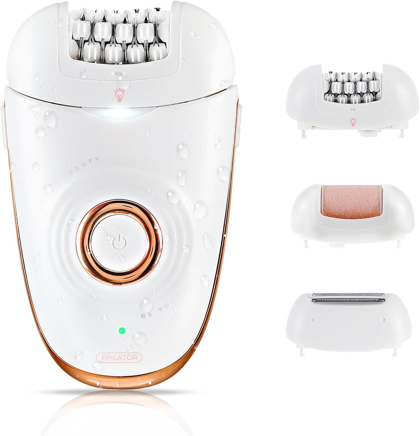 Epilator for Women,3-1 Hair Removal Device, Electric Shaver, Callus Remover and Epilator with 32 Tweezers & 2 Speeds for Legs, Arms Armpit Bikini Face Epilator for Women,3-1 Hair Removal Device, Electric Shaver, Callus Remover and Epilator with 32 Tweezers & 2 Speeds for Legs, Arms Armpit Bikini Face