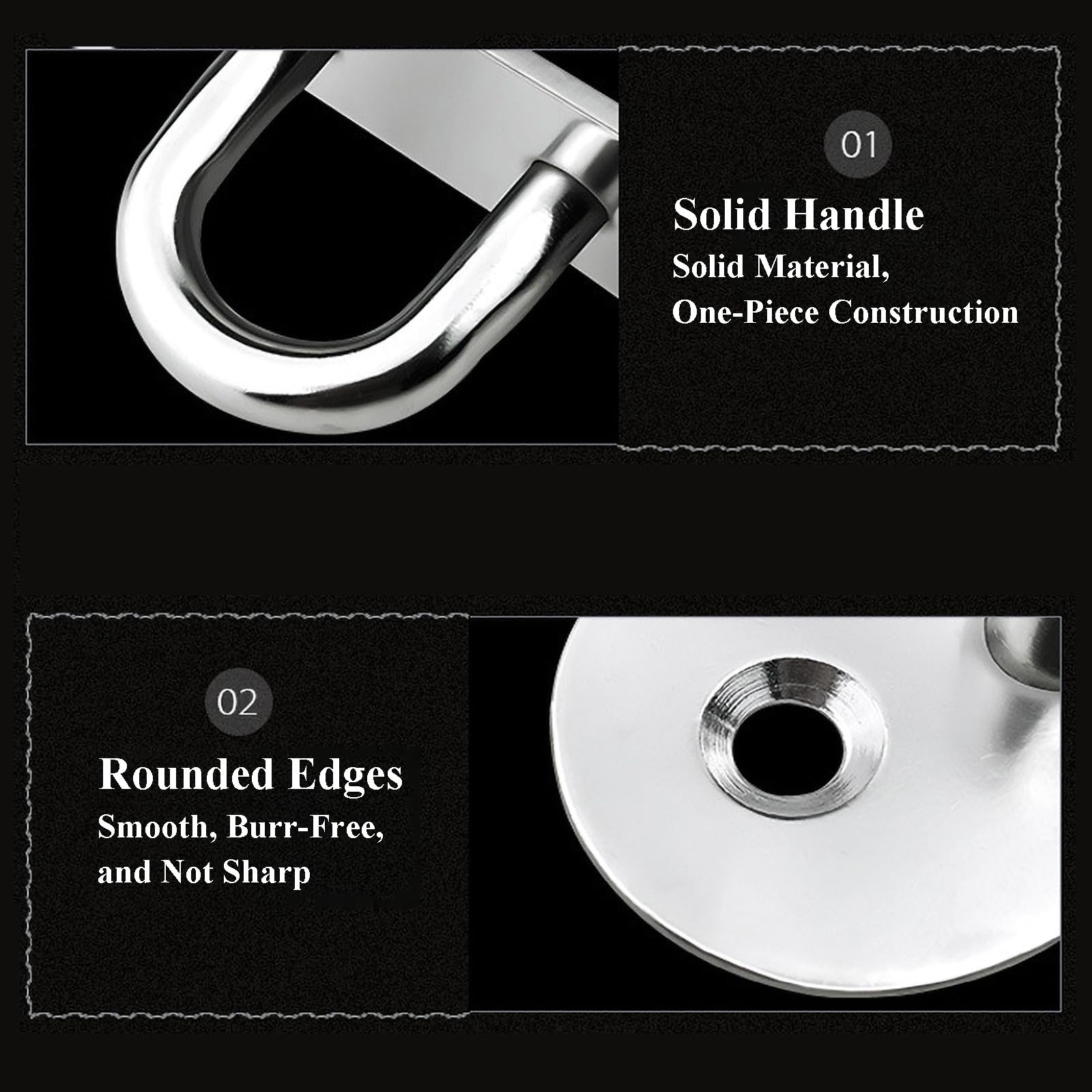 5 Anelli Di Collegamento In Acciaio Zincato - Con Piastra Di Montaggio, Per Animali O Appendere Oggetti - Foto 9