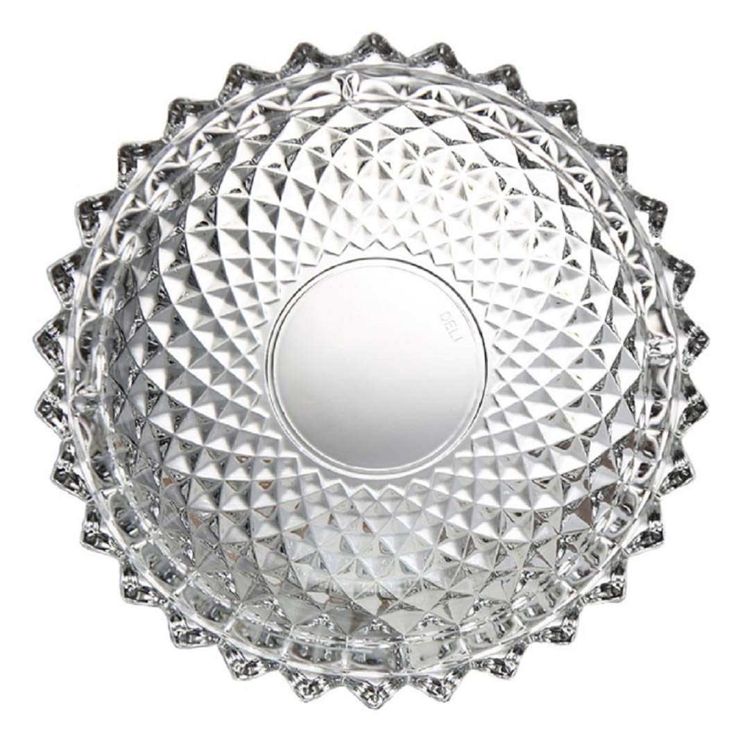 Maharsh Glass Tray for Ash - Glass Cut Design & Fine Quality - Diameter (19cm)-image-27