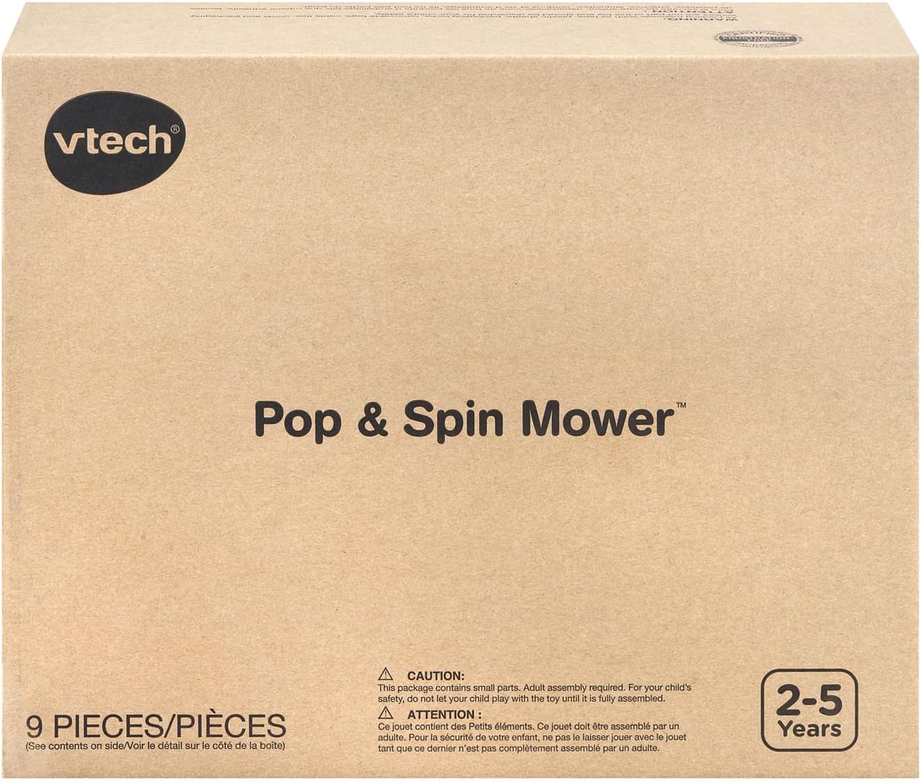 VTech Pop and Spin Mower Toy (Frustration Free Packaging), Green