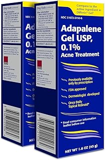 TARO Adapalene 0.1% USP Gel, sin parabenos, t...