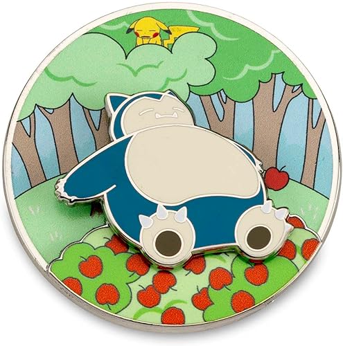 Miniatura 2 de Pokémon Center Pin de escenas giratorias de Pokémon de Snorlax Snack & Nap