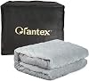 Giantex Adult Weighted Blanket & Removable Cover| 15 lbs, 48x 72 | for Individual Between 140-190 lbs, Premium Glass Beads, 100% CottonMinky Fabric, Warm Heavy Blanket for Twin Size Bed
