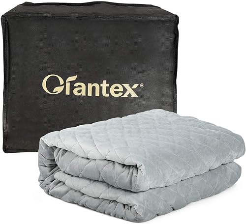 Giantex Manta con peso para adultos y funda extraíble, 15 libras, 48 x 72 pulgadas, para individuos de entre 140 y 190 libras, cuentas de vidrio de