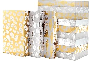UNIQOOO Snowflake and Christmas Gift Boxes
