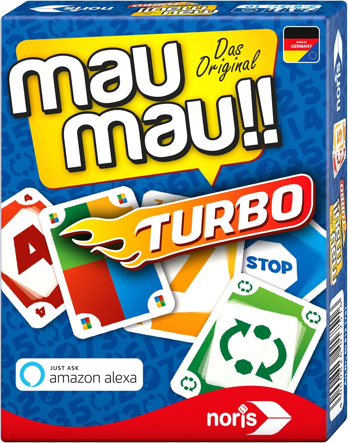 noris Mau Mau Card Game/Turbo/Board Game