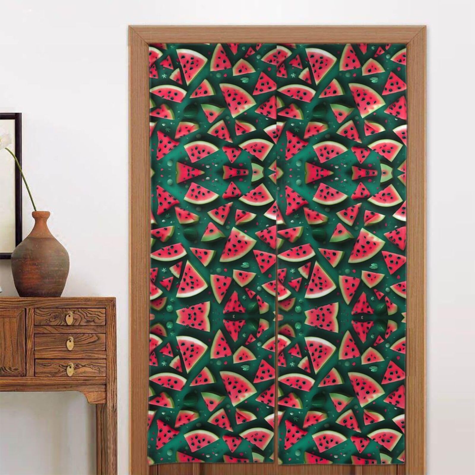CNTDBU Dream Watermelon Door Curtain 34x56 Inch-Room Divider Panel for Privacy, Entryway Screen for Kitchen Bedroom