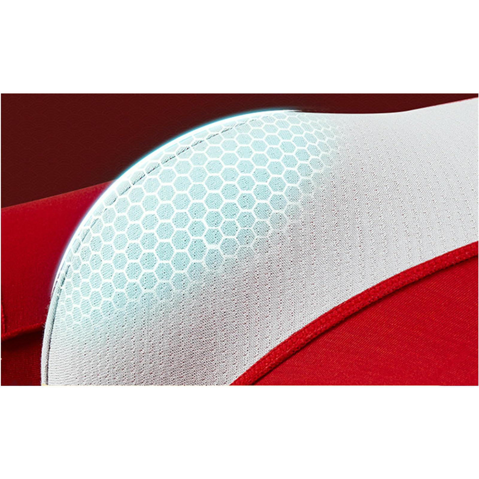 Boxer Uomo Mbiancazione Rossa da 3 Pacchetti Bianche Mid-Waist Senza Soluzione di continuità Nozze Hongyun Modal Red Shorts-Rosso 8-3xl