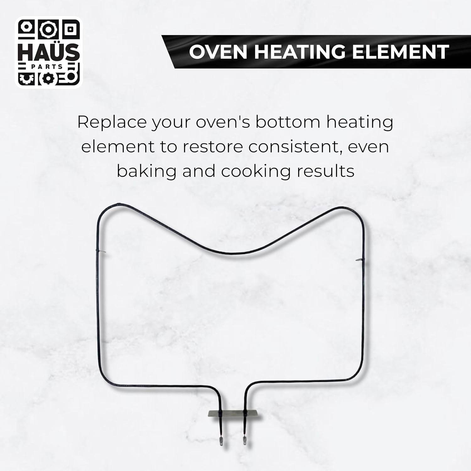WP9750213 Oven Bake Heating Element 2500W Electric Range Bake Element Replaces 9750213, 9750213A, AP6013881, PS402556, PS11747109