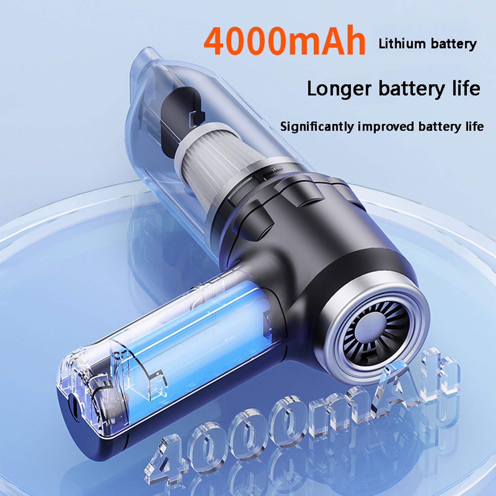 aspirapolvere per auto, Aspirapolvere for auto potente da 16000 PA con motore brushless