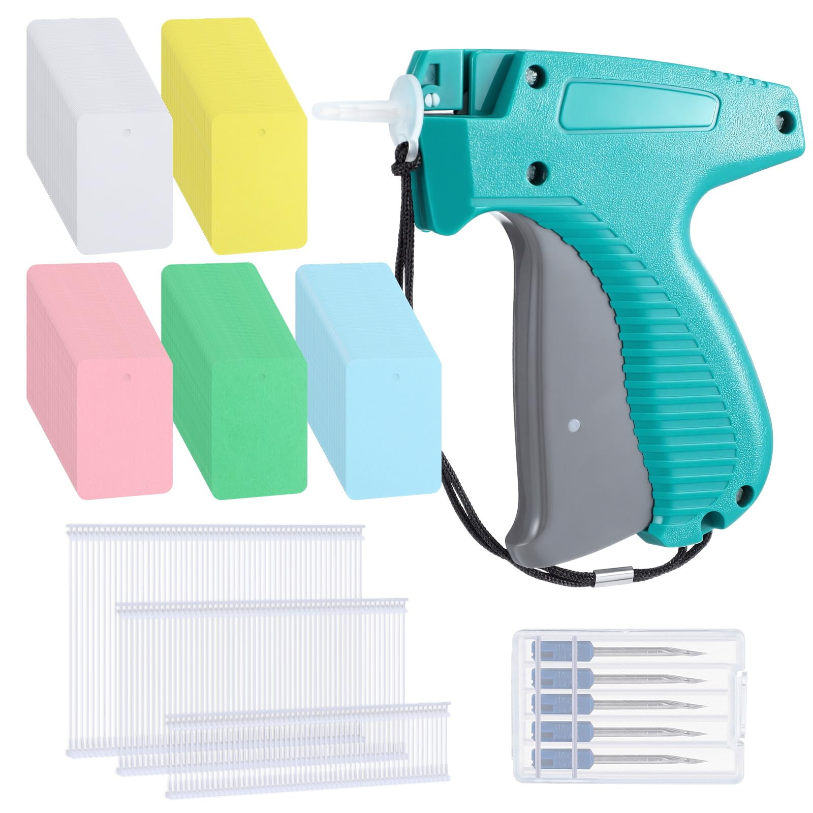 Honoson 2006 Pcs Clothing Price Tags Gun with Tags Set, Colorful