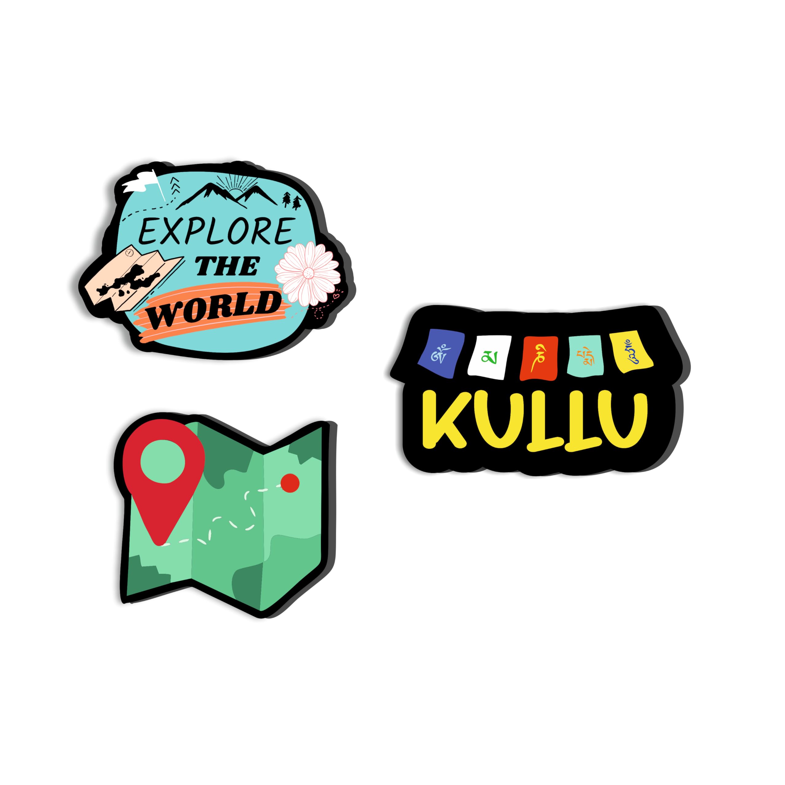 India Fridge Magnets - Set of 3 | Travel Decor -17 India Fridge Magnets - Set of 3 | Travel Decor -17