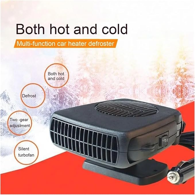 Calefactor Eléctrico Portátil para Auto 12V/24V Cerámico PTC 150W miniatura 5