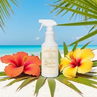 Multi-Purpose Cleaner, Paradise Collection with Brazilian, Polynesian, Seaside Scents, Liquid Spray, 32 Fl Oz, Made in USA (Brazilian Paradise)