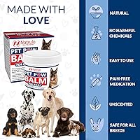Vista 3 de Natrulo Bálsamo para patas de mascotas para perro, ungüento curativo natural para picazón en las patas, aseo, alivio de alergias, reparación