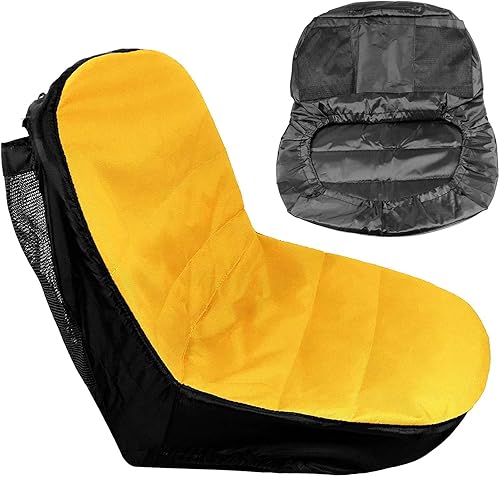 Funda de asiento para cortacésped de 18 pulgadas compatible con John Deere Craftsman Cub Cadet Kubota cubierta universal para tractor de cortacésped