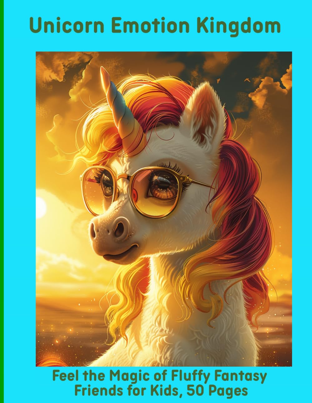 Unicorn Emotion Kingdom: Feel the Magic of Fluffy Fantasy Friends for Kids, 50 Pages