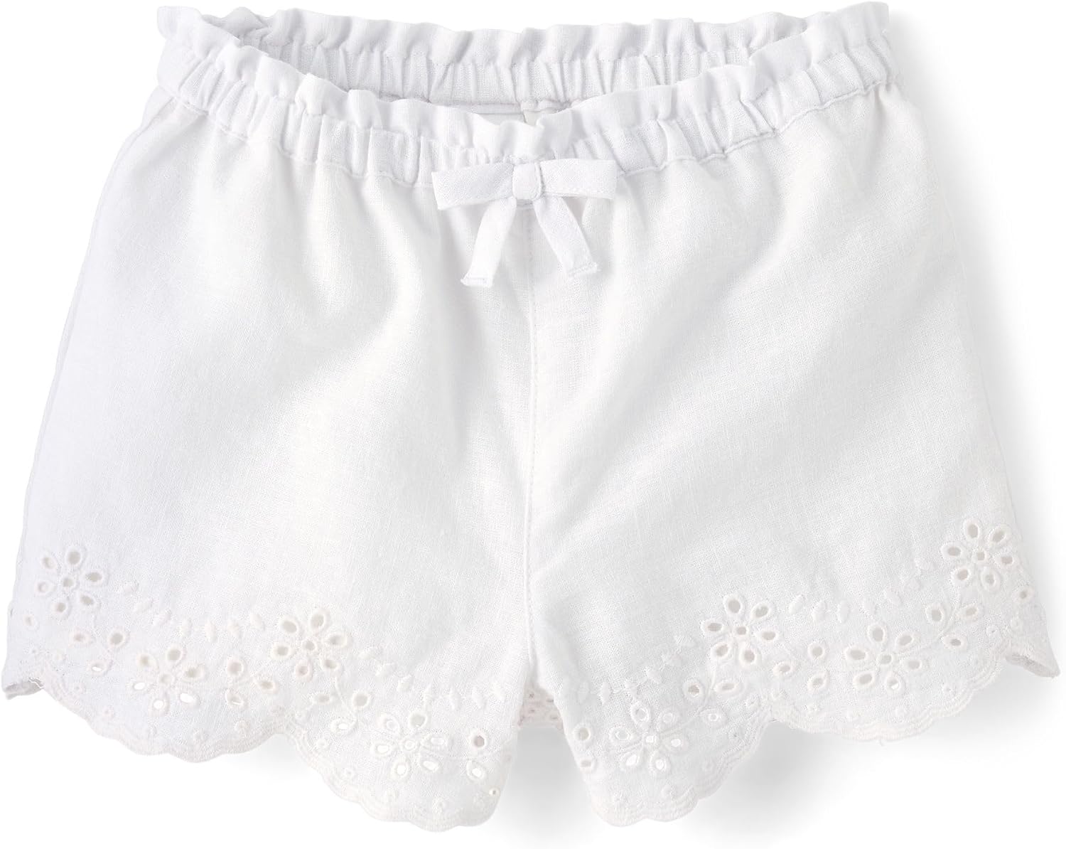 Gymboree Girls' and Toddler Tie Front Linen Shorts