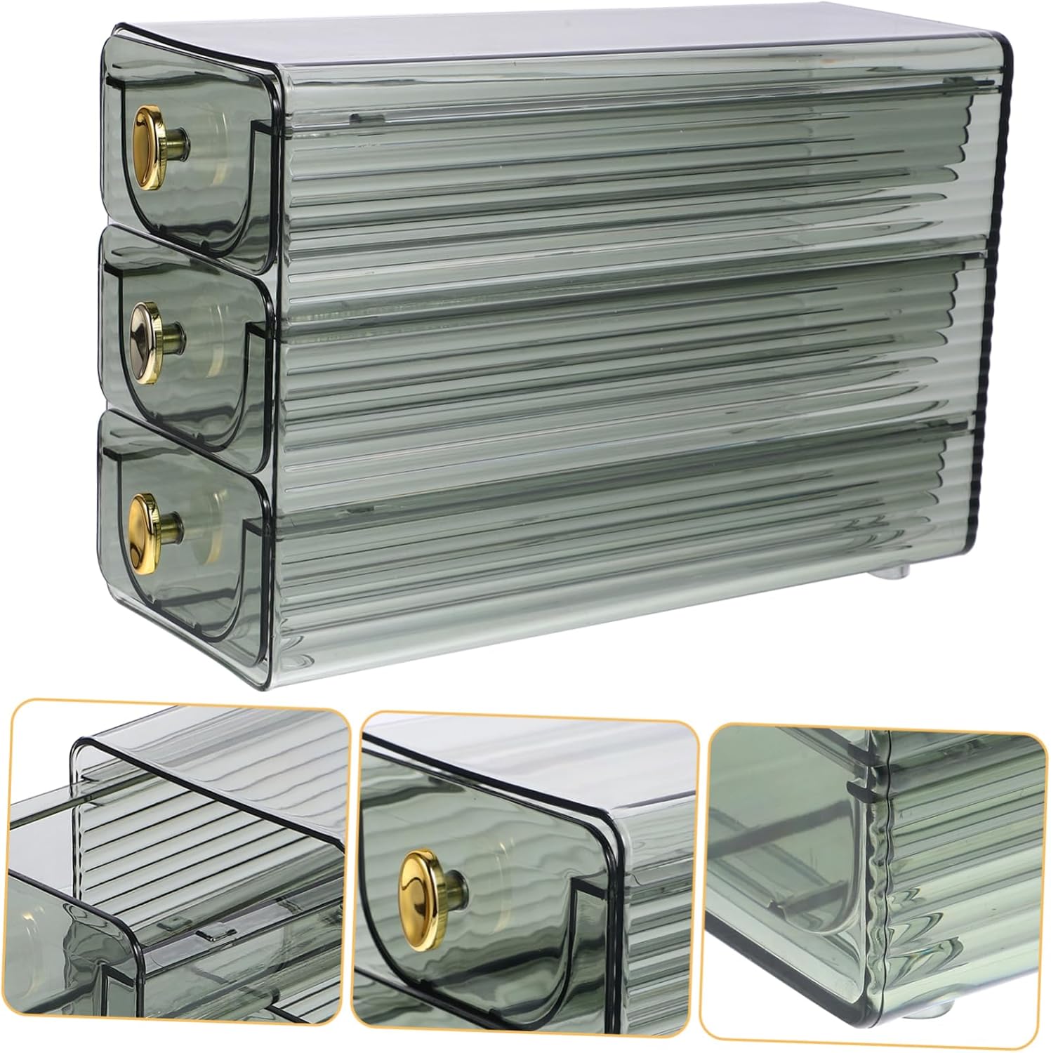 Vaguelly Refrigerator Rolling Organizer -grade Holder for Fresh Storage Dispenser for Kitchen and Fridge Use Easy to Clean