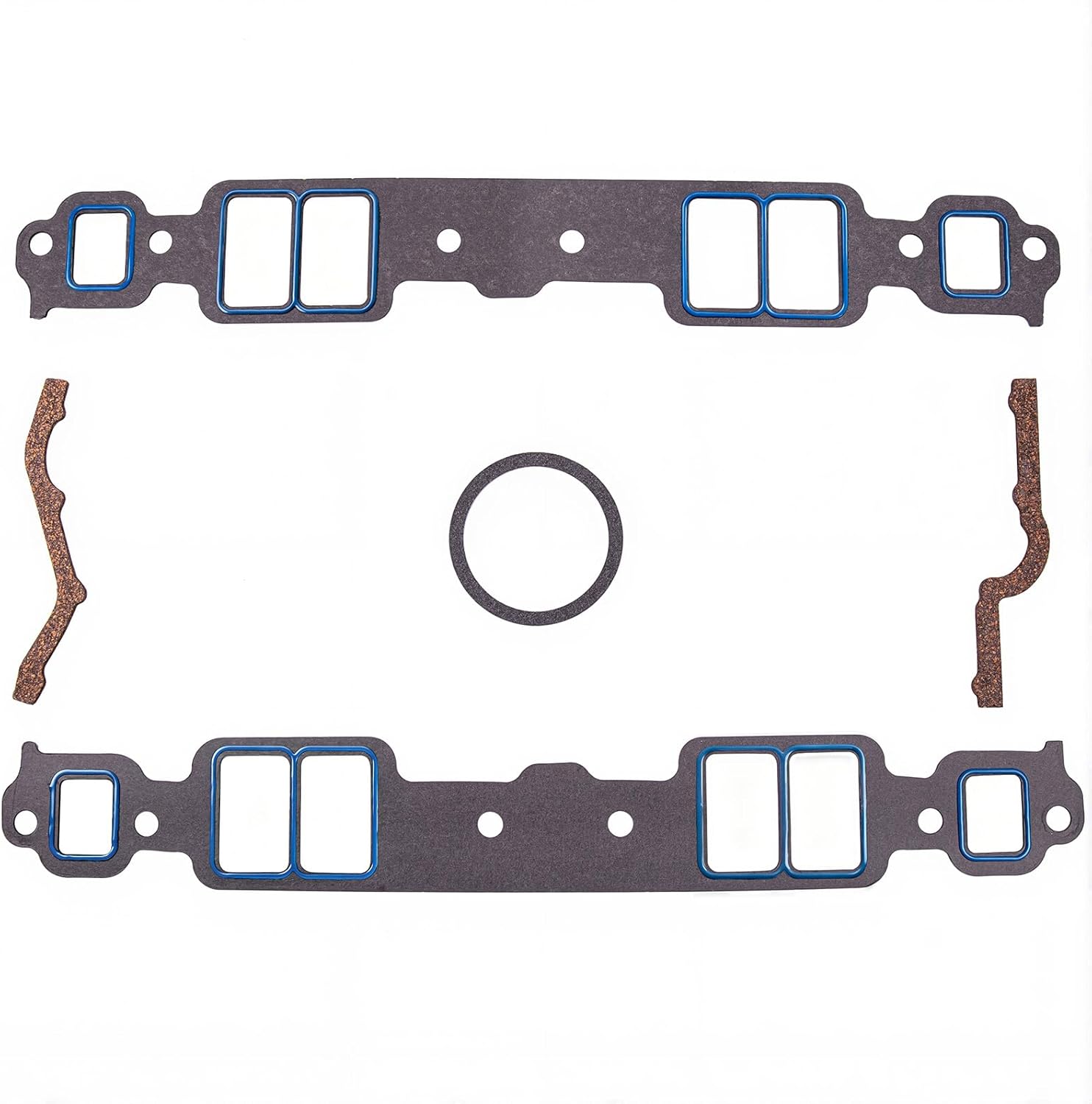 Sorello 1205 Intake Manifold Gasket Set Compatible with Chevrolet C1500 K1500 V8 Engine 4.3 5.0 5.7 6.6L-265 267 302 305 307 327 350 400