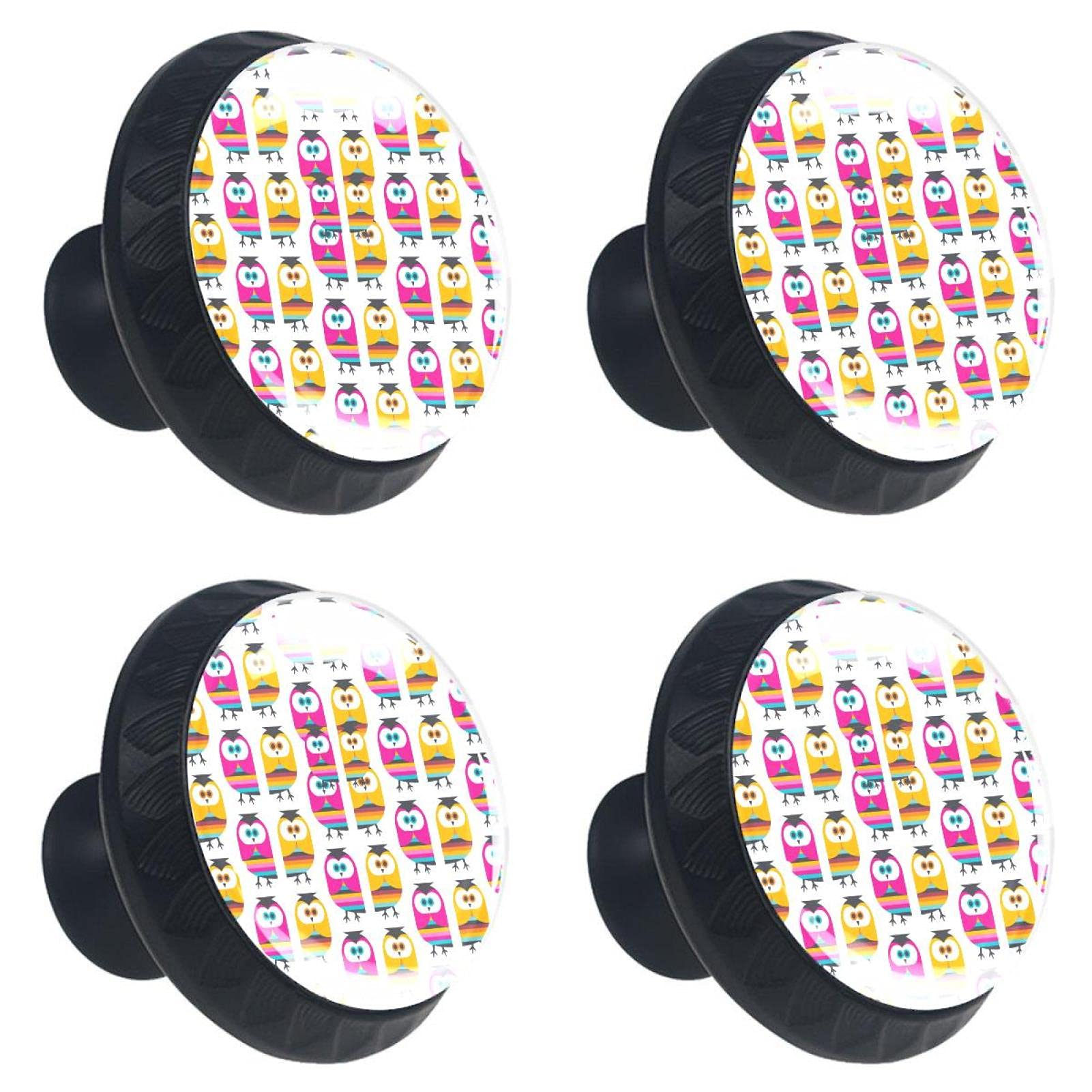 Boutons de meuble en verre hiboux pour sublimer la décoration de votre cuisine