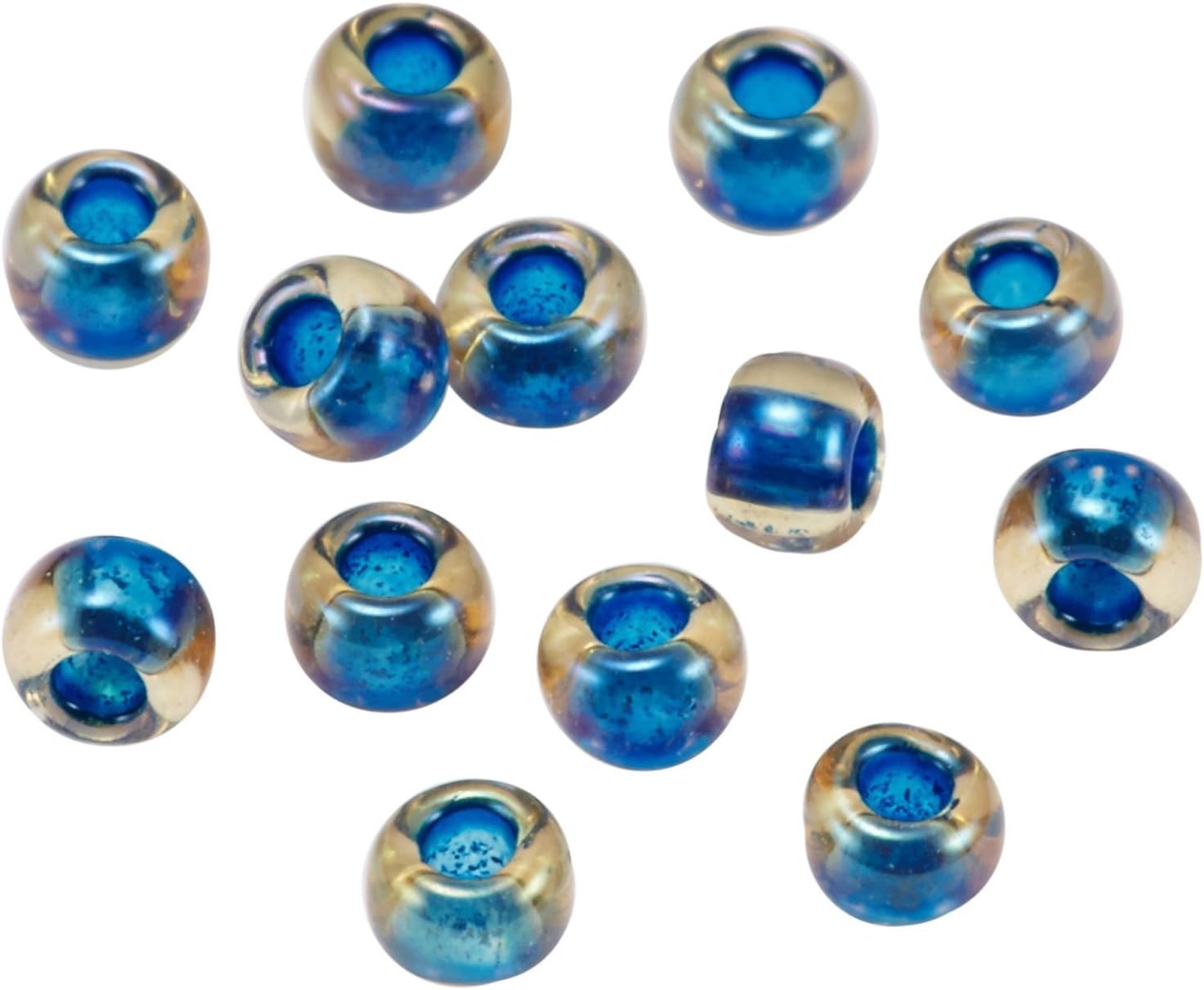 TOHO No.403 Round Beads, 6 Bundles, Thread Threading Beads, Outer Diameter Approx. 0.1 inches (3 mm), 98.4 ft (30 m)