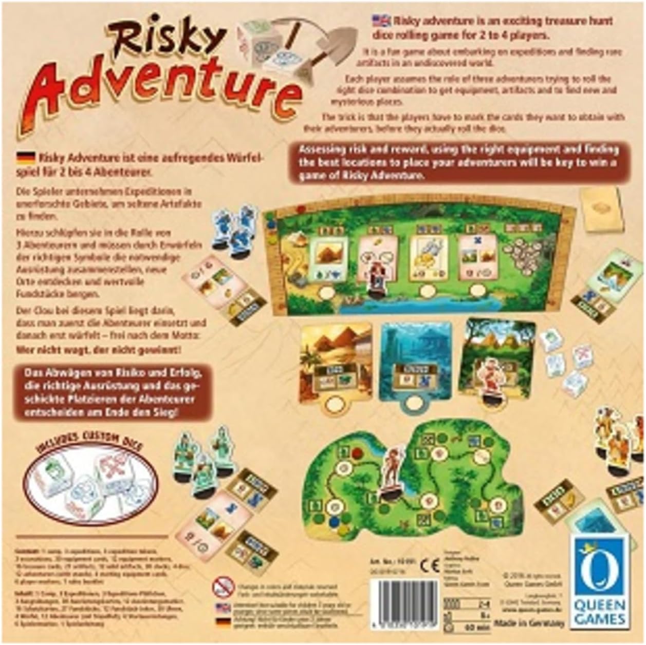 Risky Adventure Board Game (4 Player)