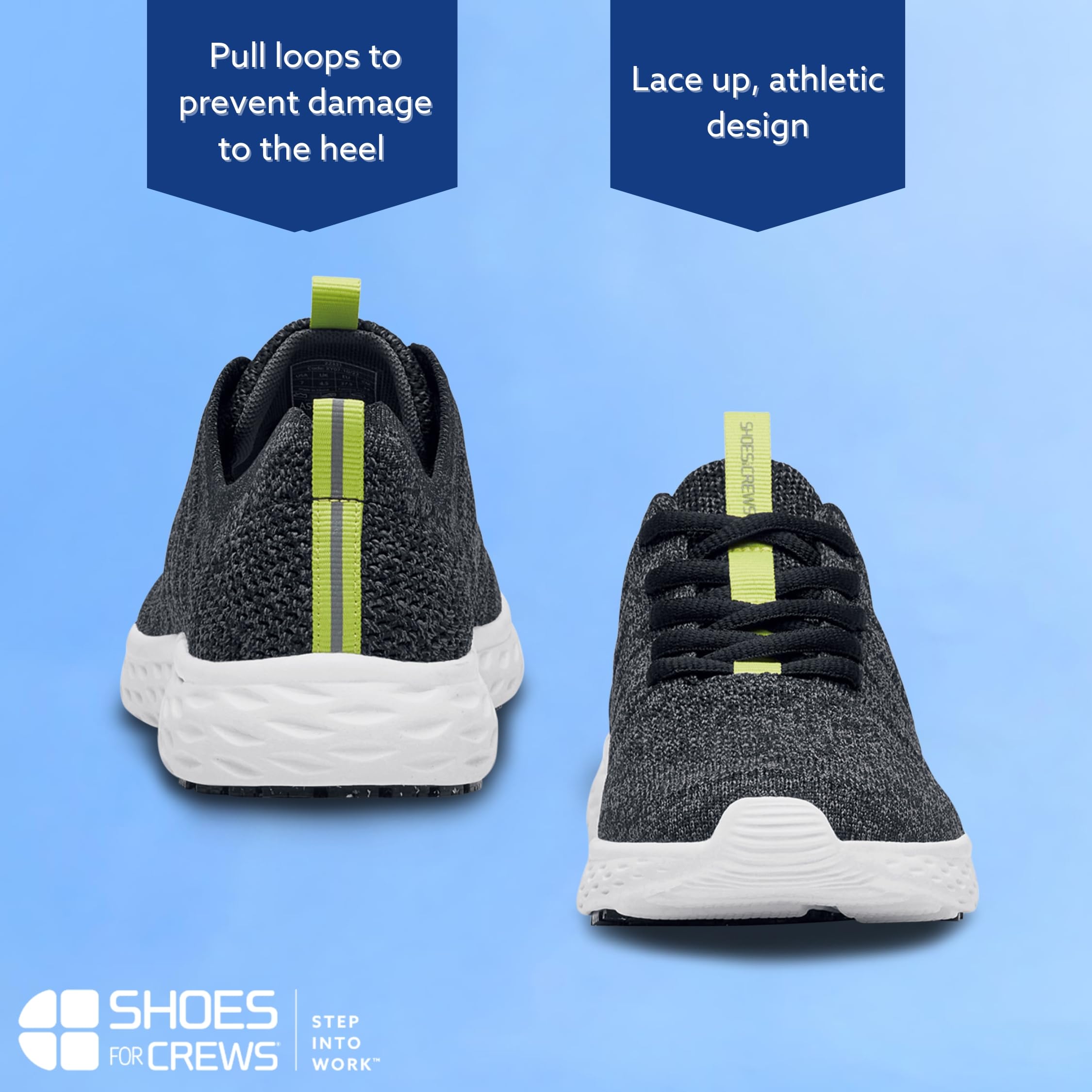 Shoes for Crews Baskets de Travail antidérapantes pour Femmes – Chaussures Confortables, imperméables, idéales pour Le Secteur de la santé, de la Restauration, Cuisine, Bistro – Everlight ECO