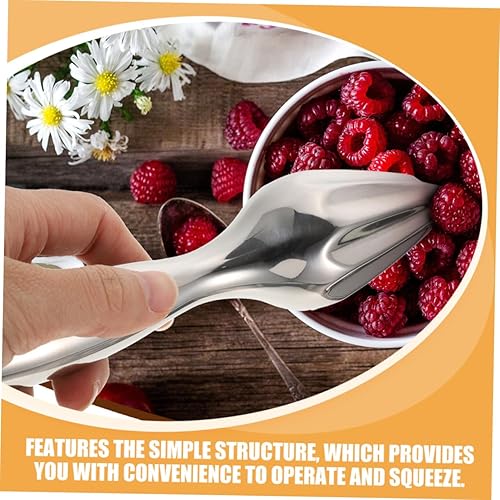 Miniatura 4 de ARTIBETTER 2Pcs Stainless Steel Manual Citrus Reamer Fruit Juicer with Ergonomic Design for Lemon Kiwi Orange Hand Press Juicer for Home Kitchen Bar