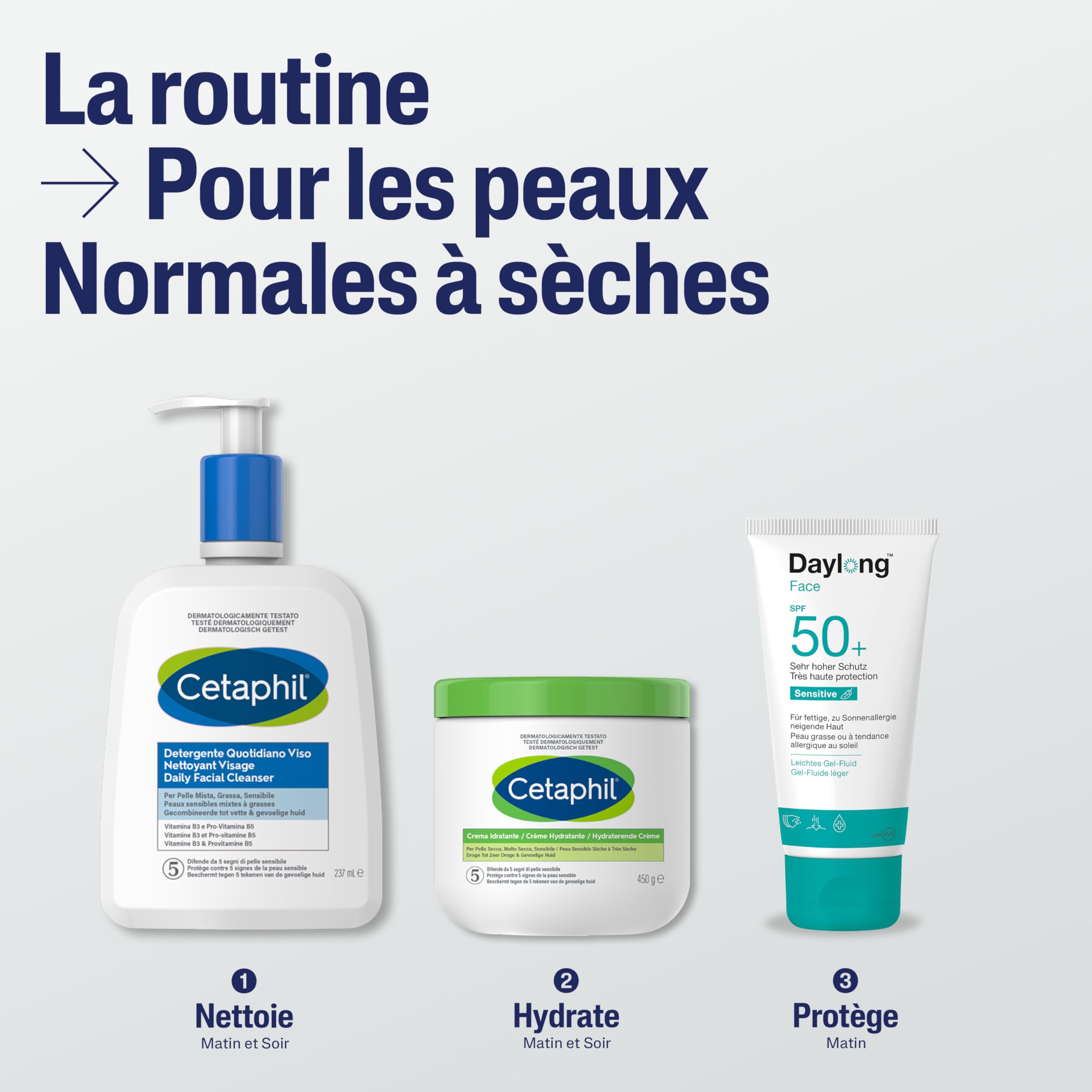 Cetaphil Detergente Quotidiano viso 237ml