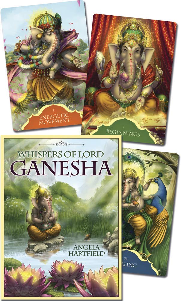 AYME Tarot Cards 50 Pieces Whispers Of Lord Ganesha Tarot Card Game Decks For Beginners, Classic Traditional Standard Tarot Deck Fortune Telling Game Divination Tools For Adults (Style 29)