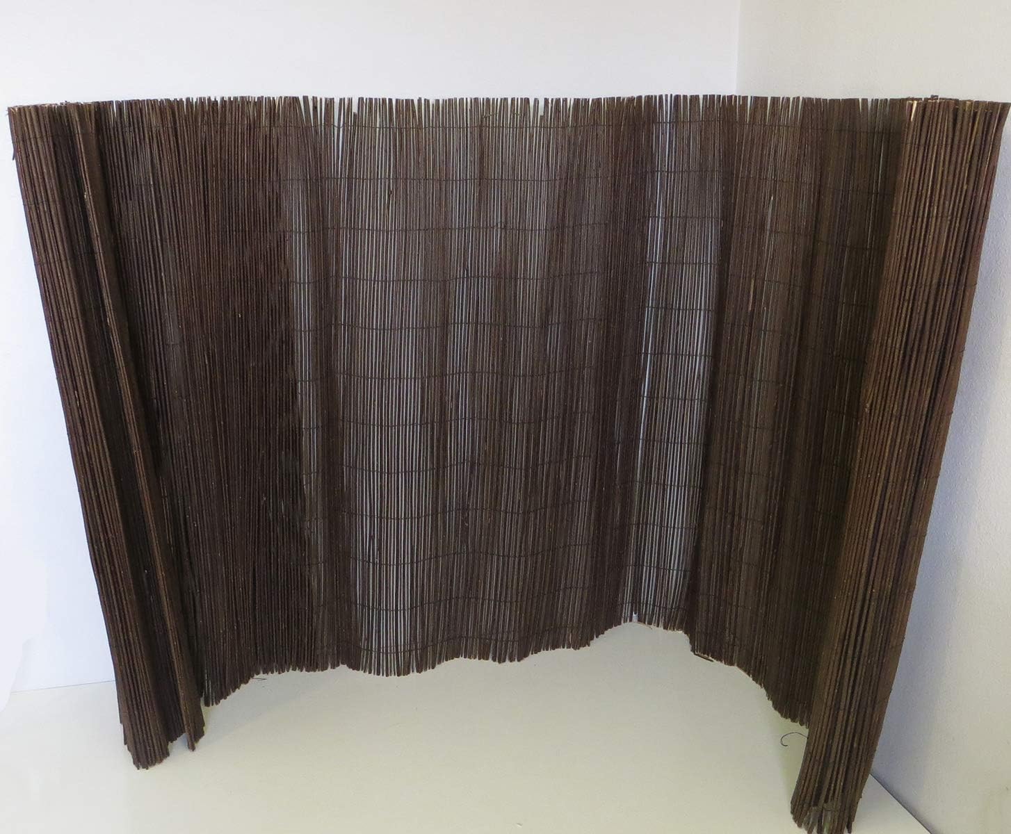 Master Garden Products WF Screen, 4 by 14-Feet Willow Fencing, 4 feet High x feet Long, Brown