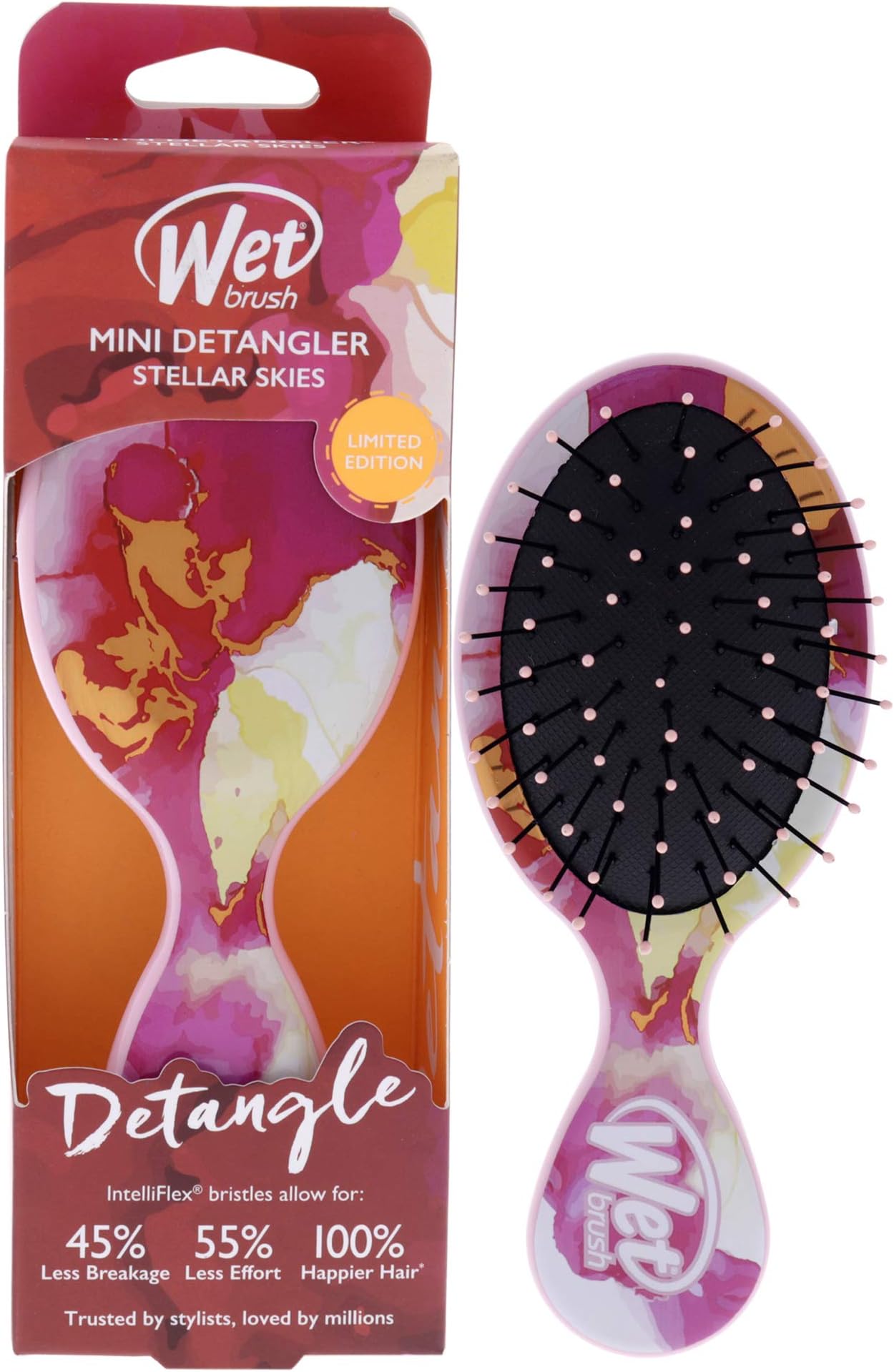 Wet Brush Mini Detangler Brush Stellar Skies - Rose Skies 1 Pc