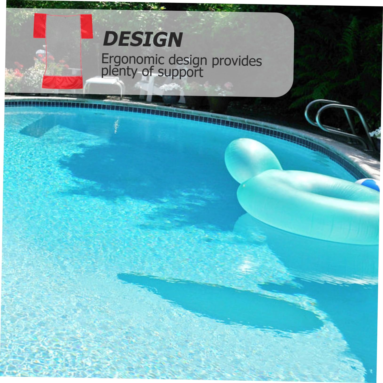 TOYANDONA 6 Piezas Bolsa De Malla para Silla De Piscina Silla De Red Fideos Nadadores Red Flotante De Natación Flotadores De Bebe Fideos Tirados a Mano Bebé De Polivinilo Adulto