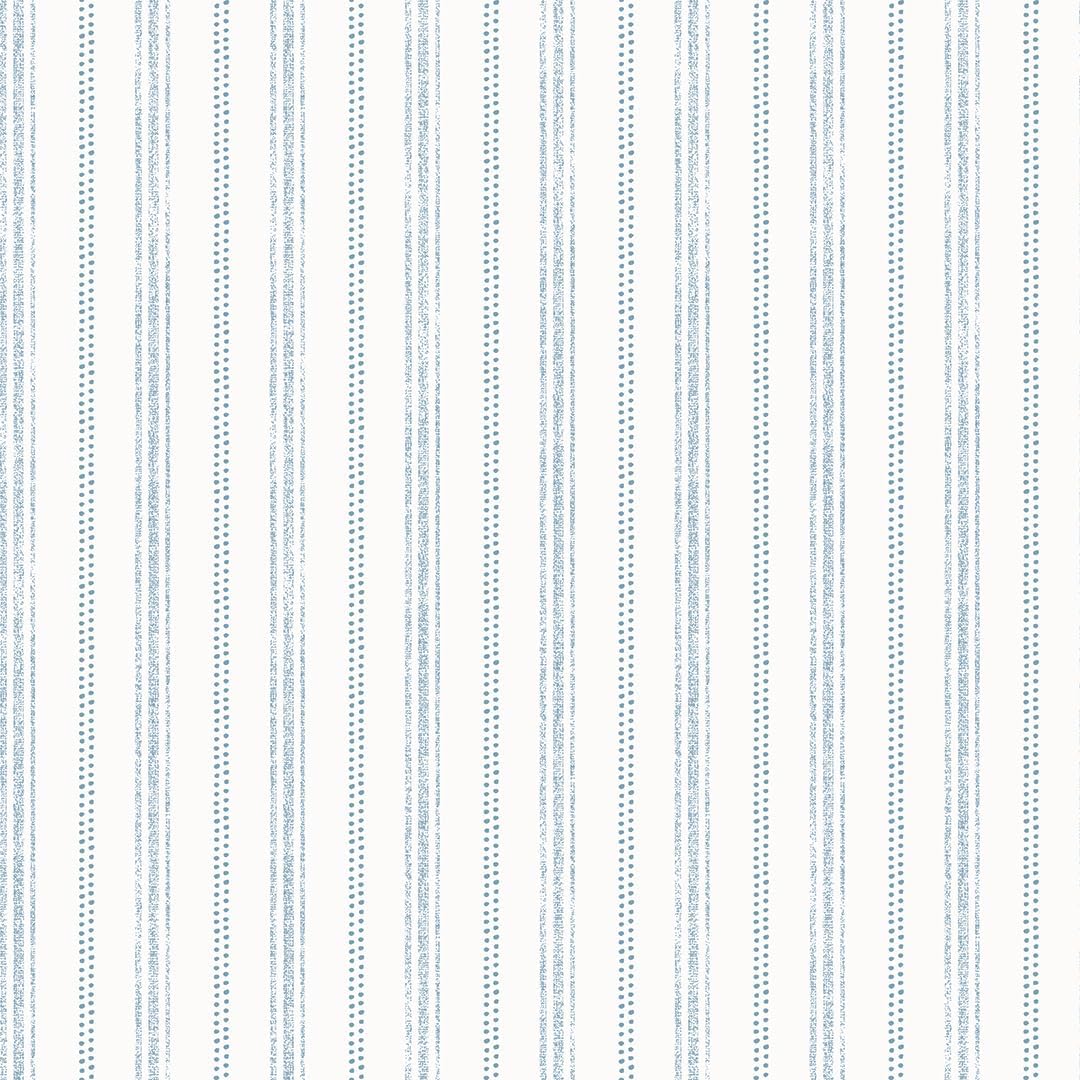 Tempaper Aqua Nautical Stripe Removable Peel and Stick Wallpaper, 20.5 in X 16.5 ft, Made in The USA