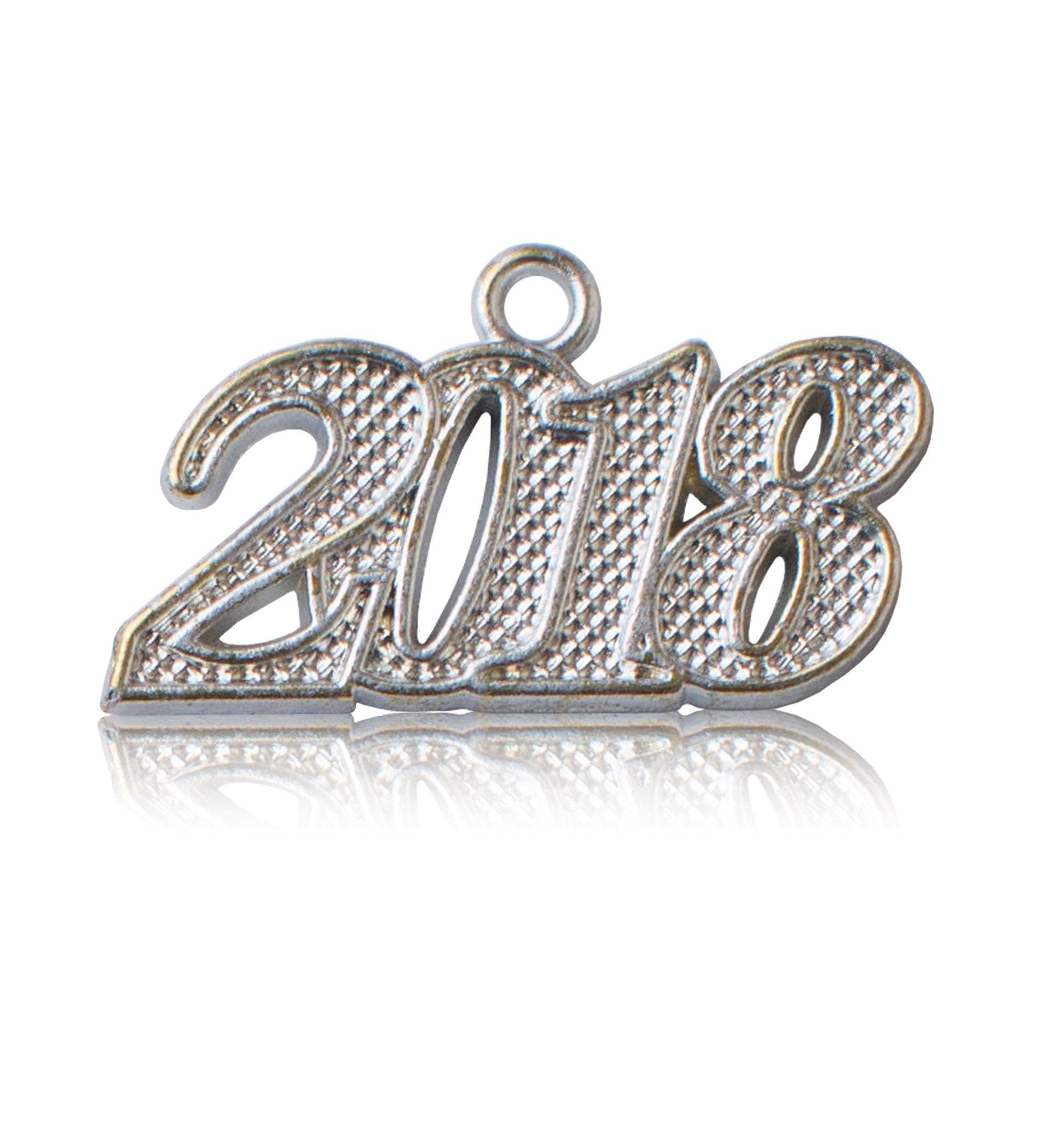 Year 2018 Gold Drop Date Signet for Graduation Tassel