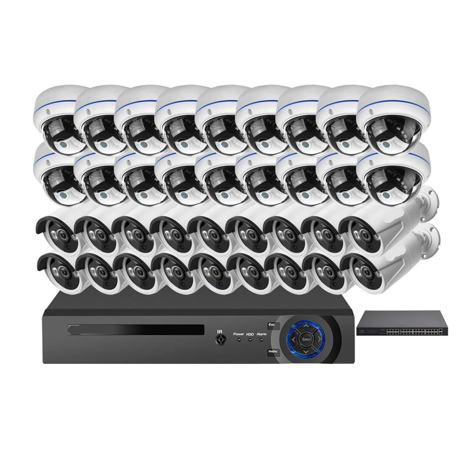 Sistema di telecamere di sicurezza 32CH 4K 5MP PoE H.265