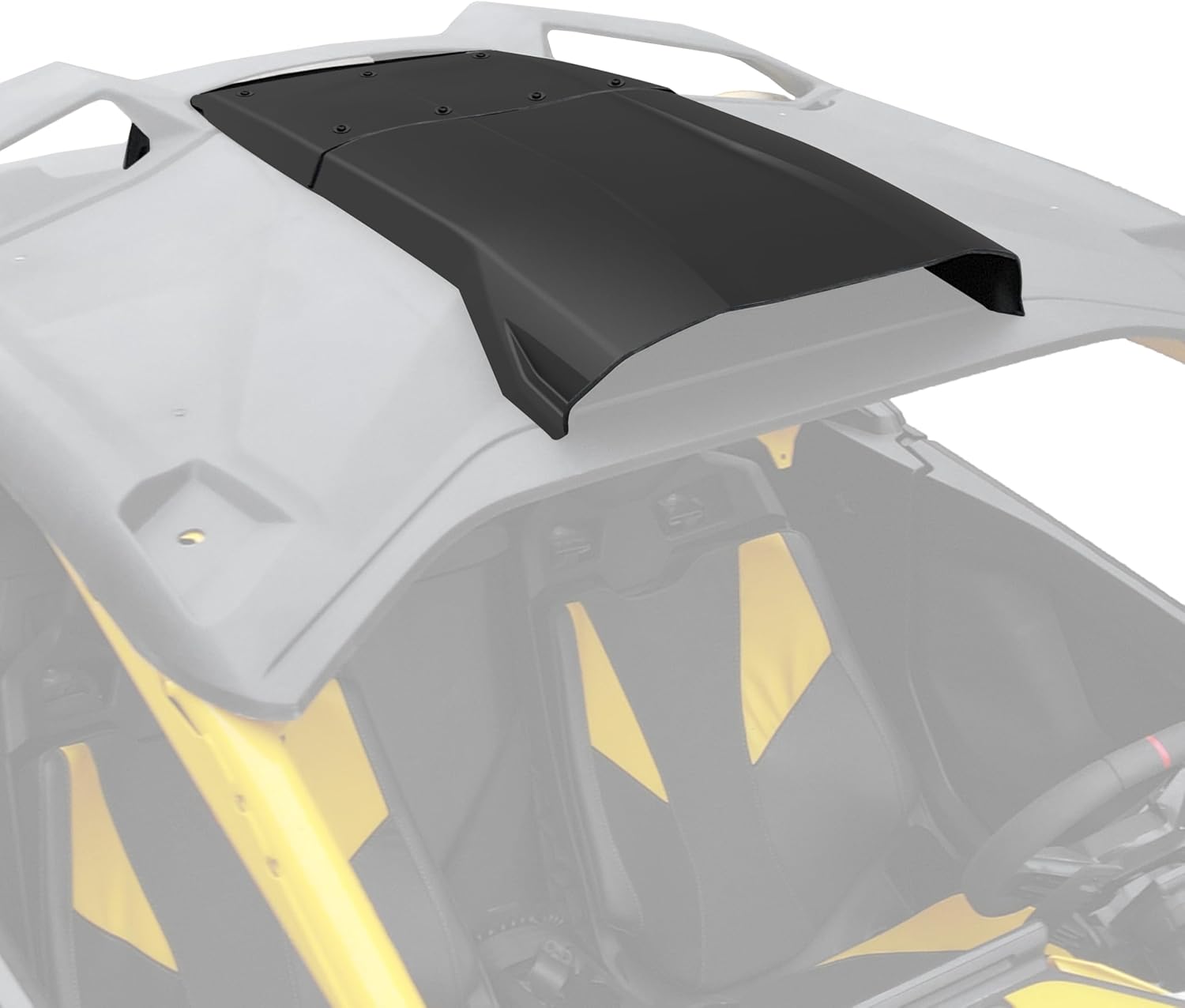 Amazon.com: SLORIMOD Cold Air Roof Scoop for Maverick R 24+, UTV Black ...