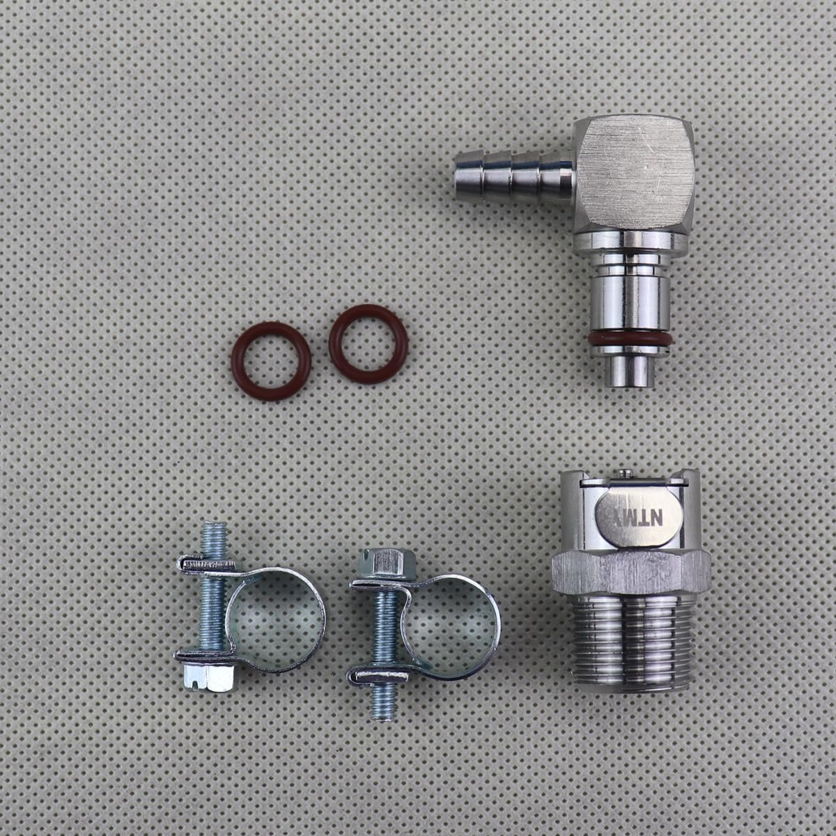 Quick Disconnect Gas Fuel Hose 1/4 Line Coupling Kit Compatible with Fits For BMW K1200GT, K1200R, K1200R Sport, K1200S, K1300GT, K1300R, K1300S, K1600GT, K1600GTL, R1200C