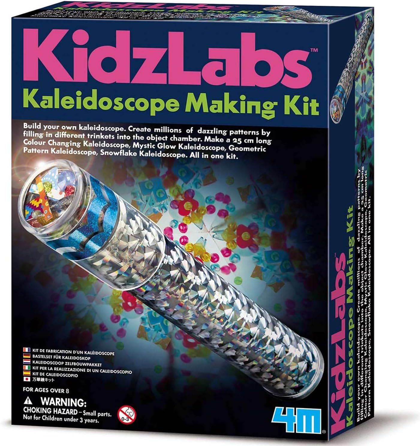 Kidz Labs Kaleidoscope Making Kit, Science and Activity Kit for Boys and Girls Ages 8 and Above, STEM Kit