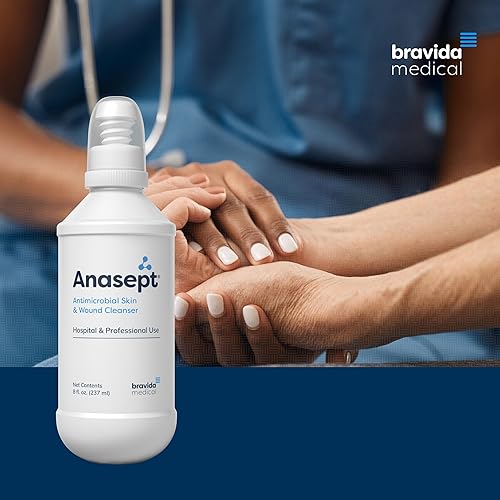 Miniatura 9 de Anasept -Limpiador antimicrobiano para piel y heridas, botella de 8 onzas con rociador de dedos, aerosol para heridas, enjuague estéril, spray
