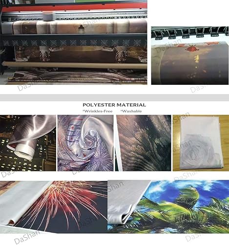 Miniatura 8 de DASHAN Estantería de poliéster de 12 x 8 pies para el regreso a la escuela, biblioteca vintage, biblioteca, oficina, YouTube, video de YouTube,