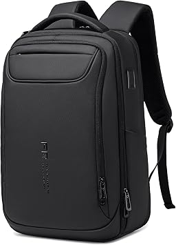 FENRUIEN Business Laptop Backpack for Men 15.6 Inch - Expandable 26-36L Water Resistant Travel Rucksack Computer Daypack with USB Charging Port, Anti-Theft Work Bag